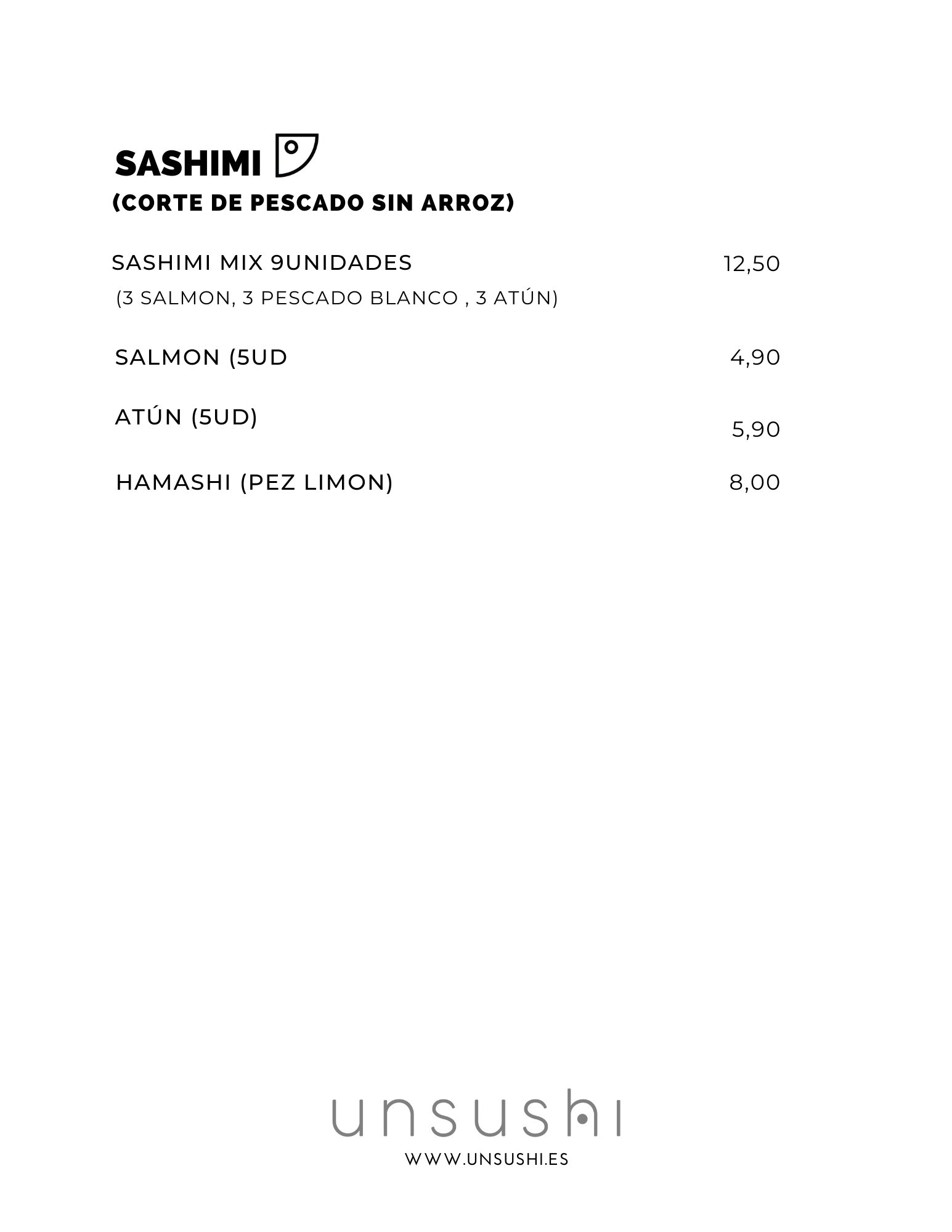 sashimi spanish